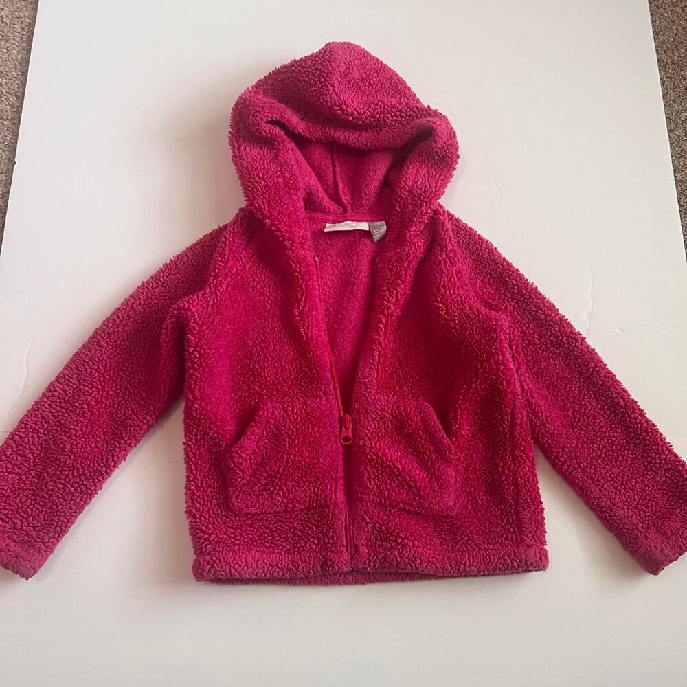 The childrens place pink fleece jacket